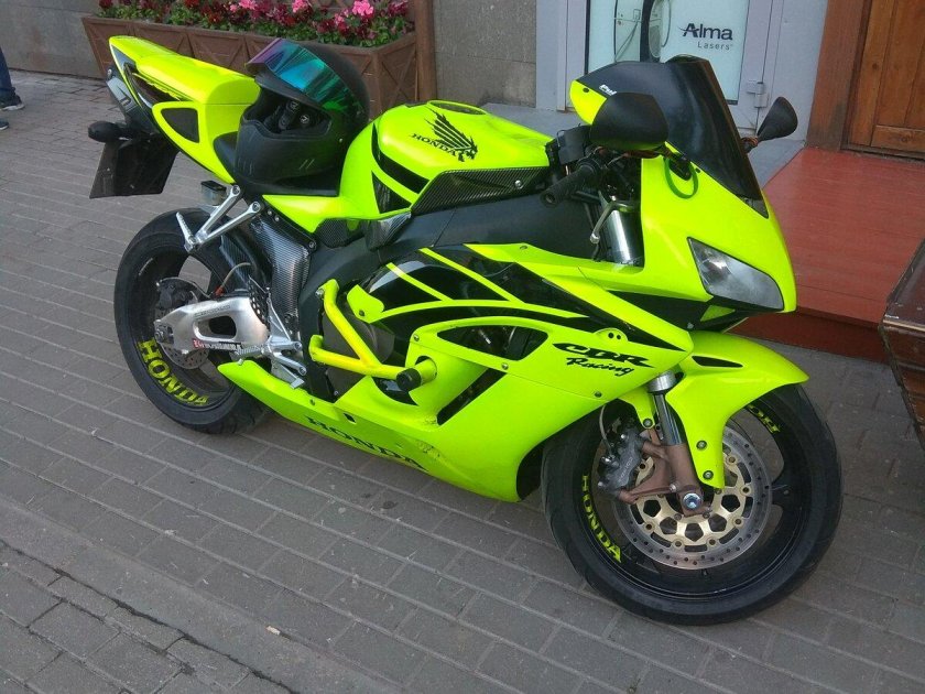 Honda cbr600rr зеленый