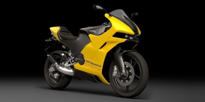 Желтый мотоцикл