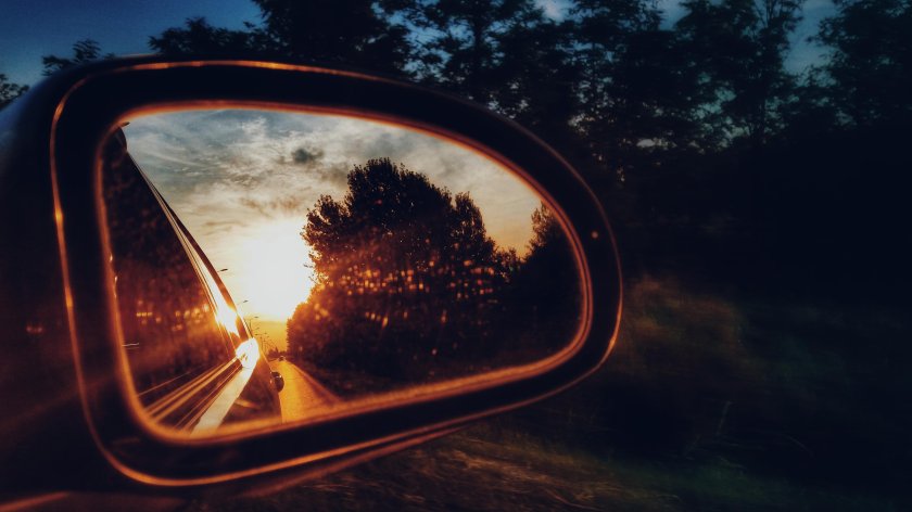 Красивые пейзажи из машины