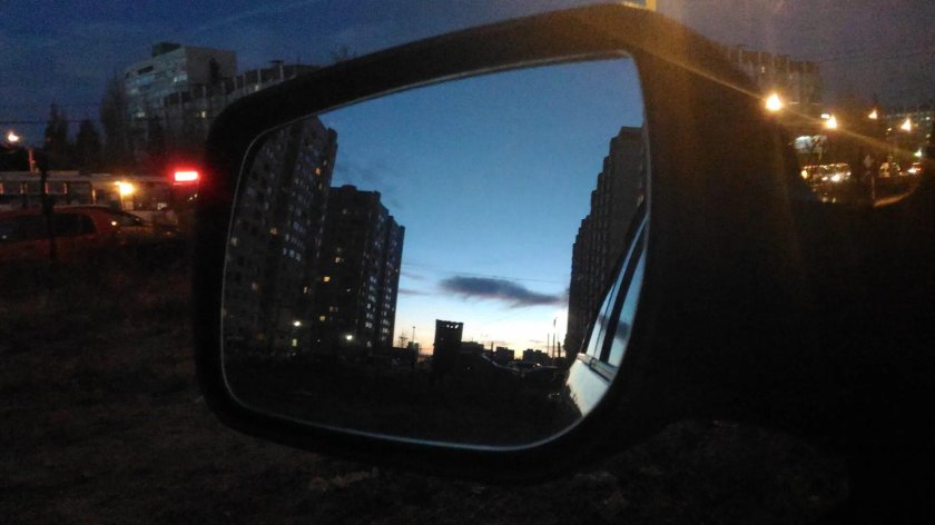 Вид из окна машины