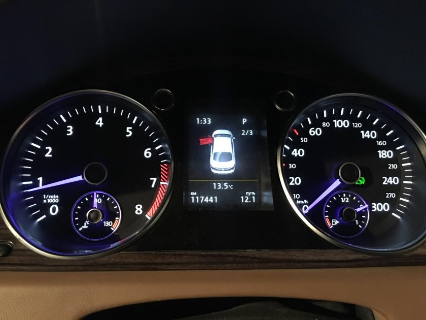 Passat b6 приборная панель