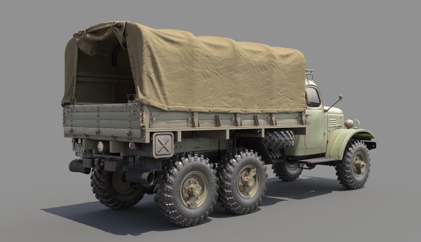 ЗИЛ 157 С тентом