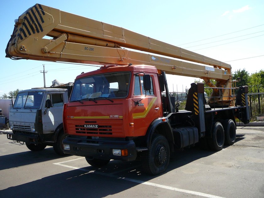 Автогидроподъемник КАМАЗ вс 28к