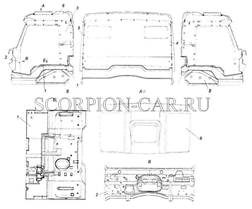 Кабина КАМАЗ 6520 евро 4