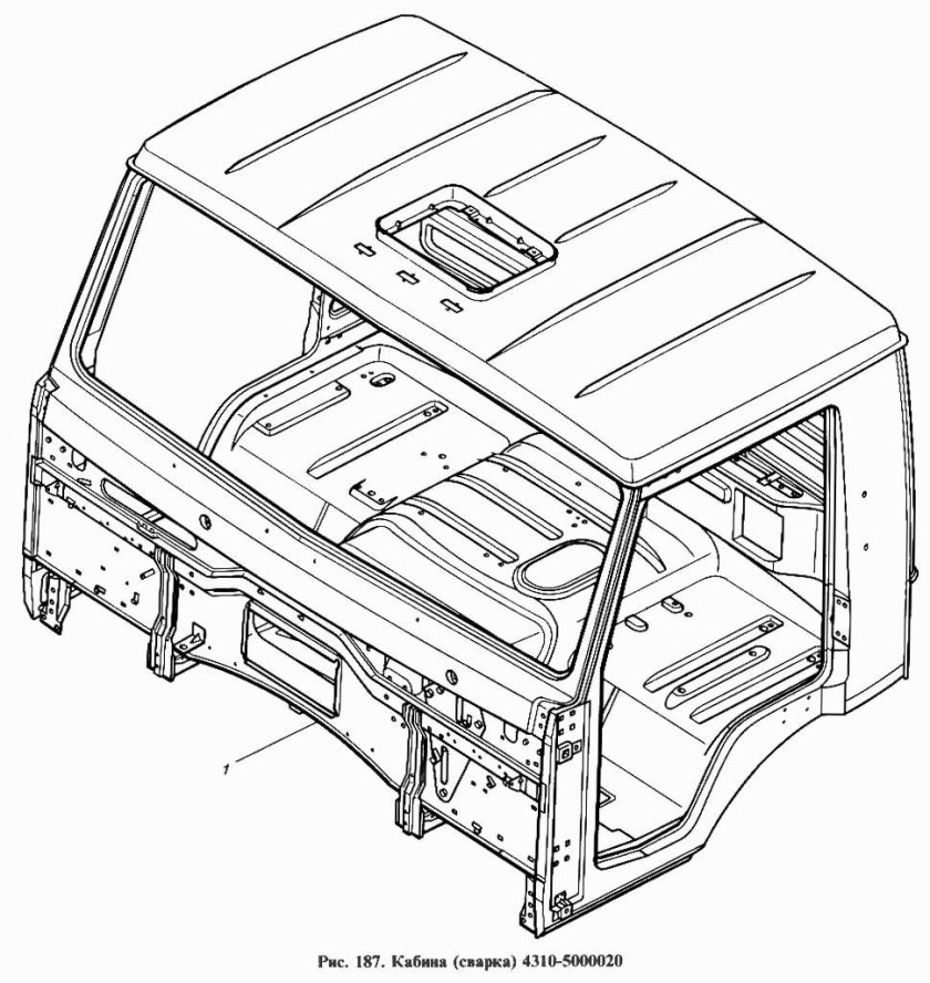 КАМАЗ 4310 кабина
