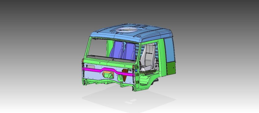 Каркас кабины КАМАЗ 5320