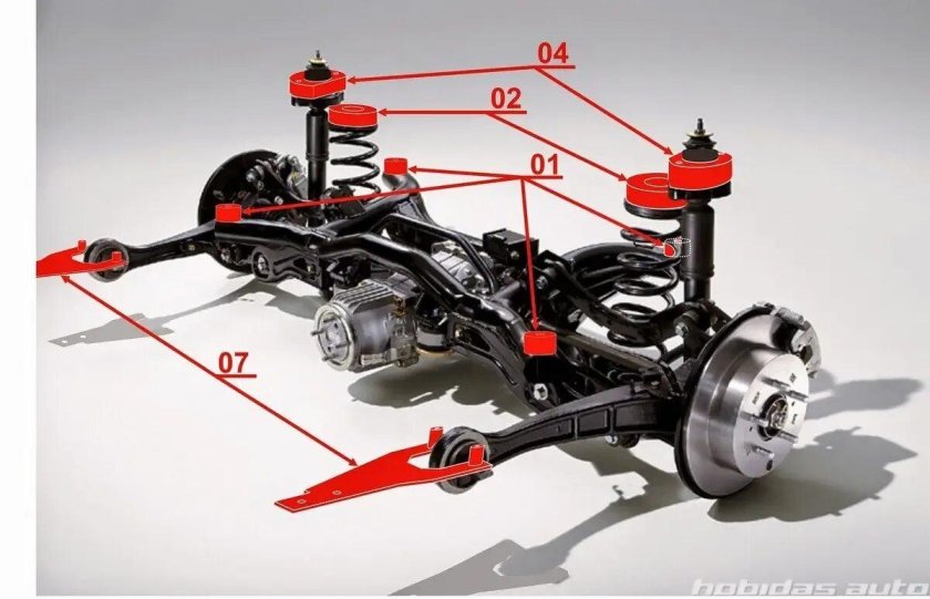 Задняя подвеска Митсубиси Делика д5