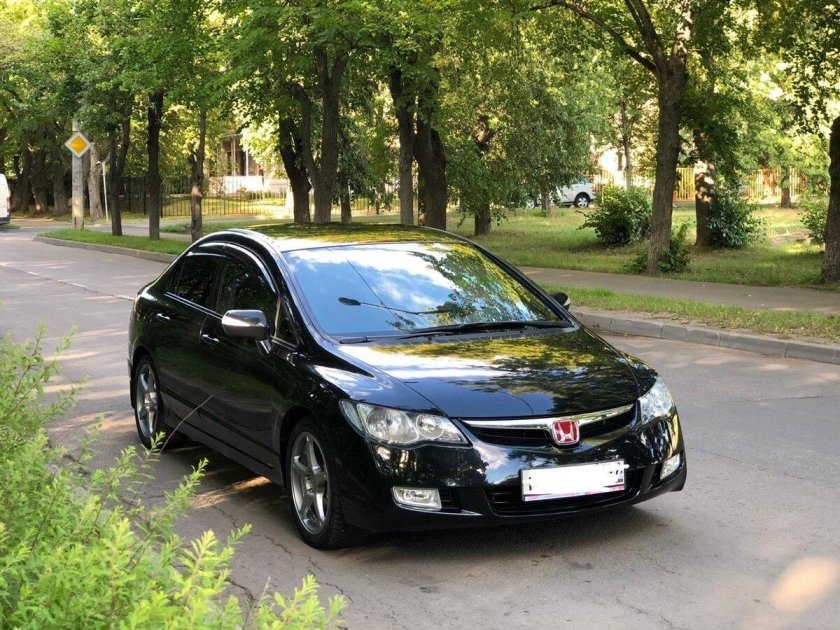 Honda Civic 2007 черная