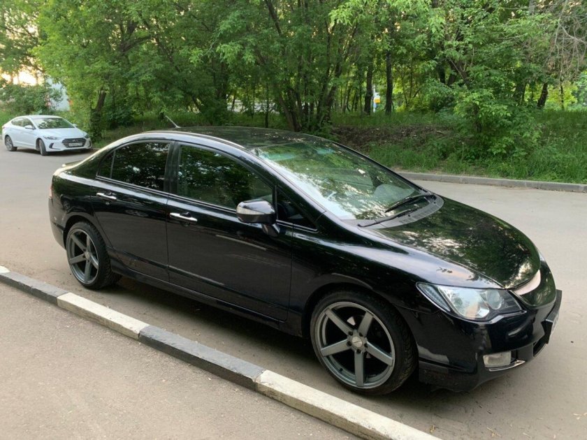 Honda Civic 2008 седан черный