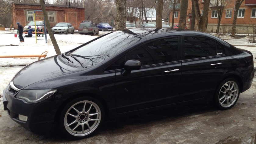 Honda Civic 4d черная
