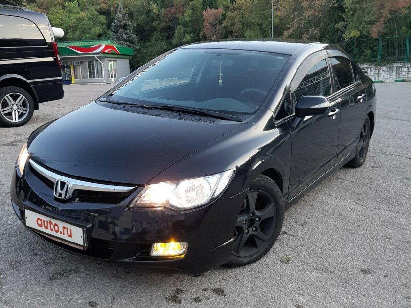 Honda Civic 2008 седан черный
