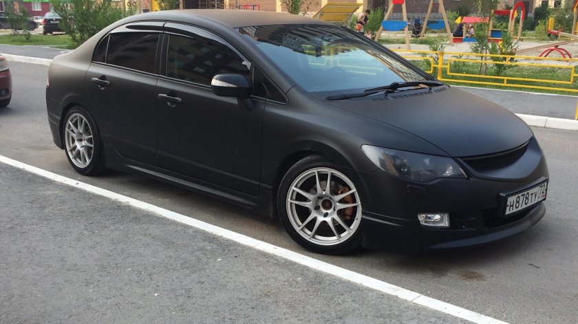 Honda Civic черный матовый