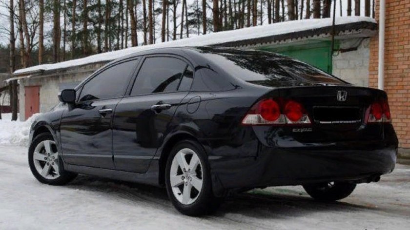 Honda Civic 8 седан черный