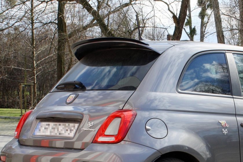 Rear Roof Wing Spoiler Fiat 500