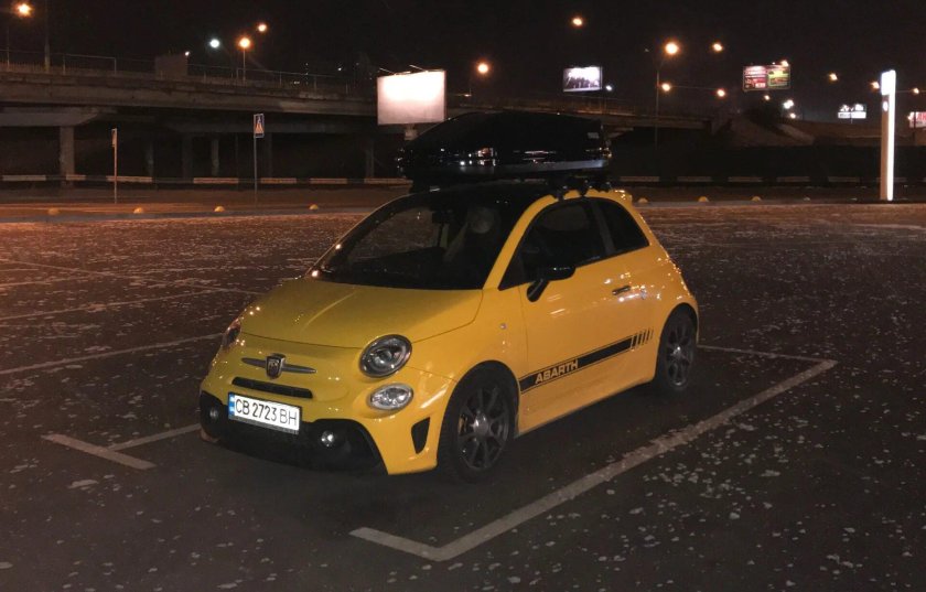 Fiat 500 багажник на крышу