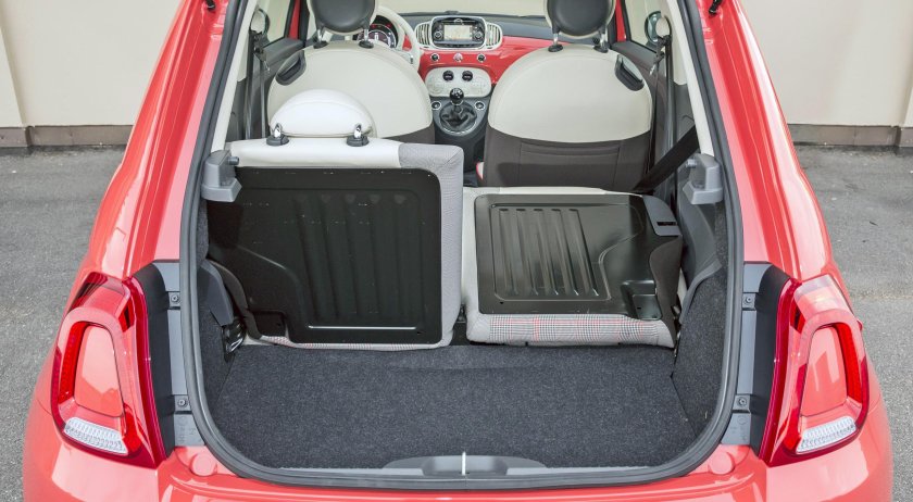 Fiat 500 Hybrid багажник