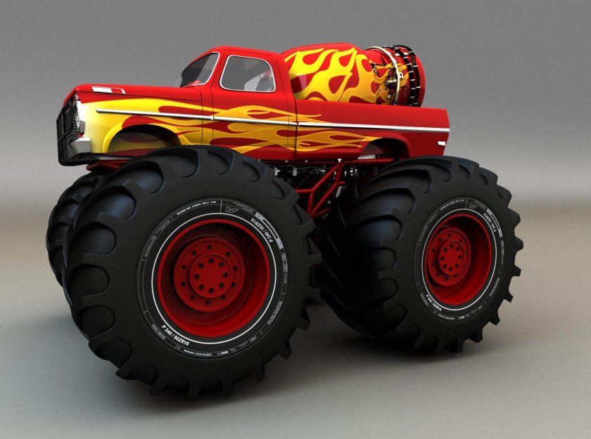 Монстр трак 3д