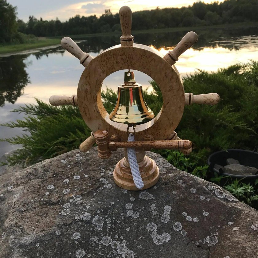 Штурвал с рындой