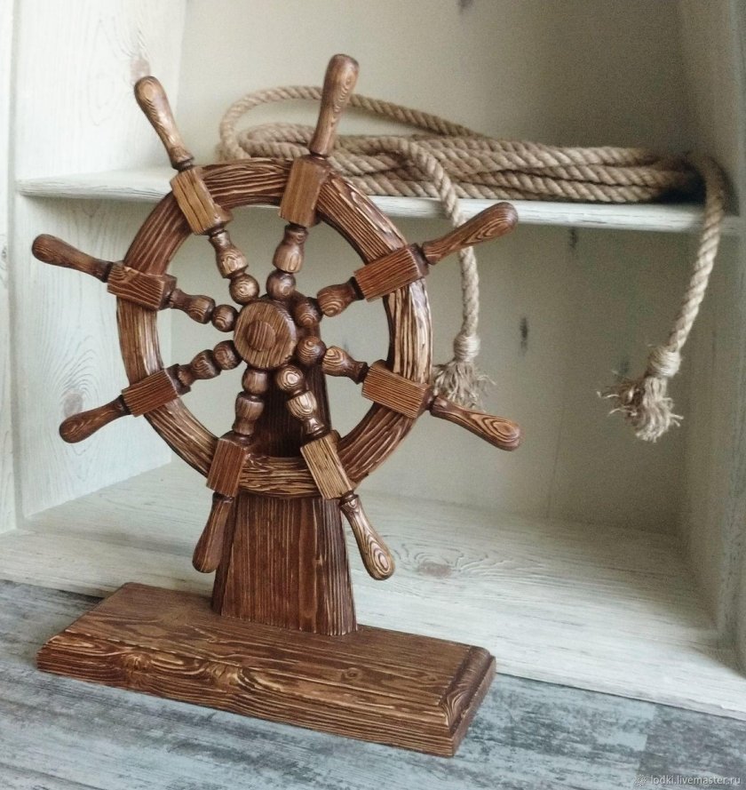 Штурвал на стойке