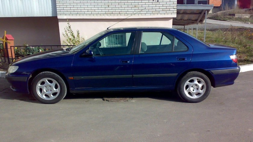 Пежо 406 синий металлик