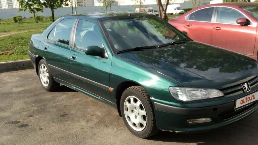Пежо 406 зеленая