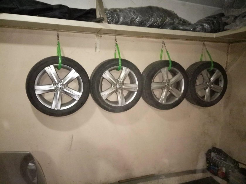 Полка для хранения шин