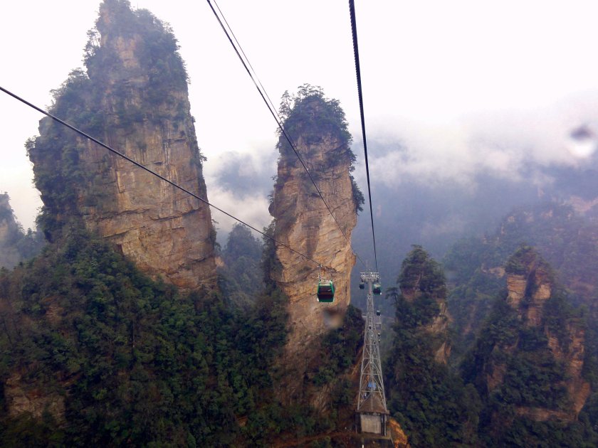 Чжанцзяцзе канатная дорога