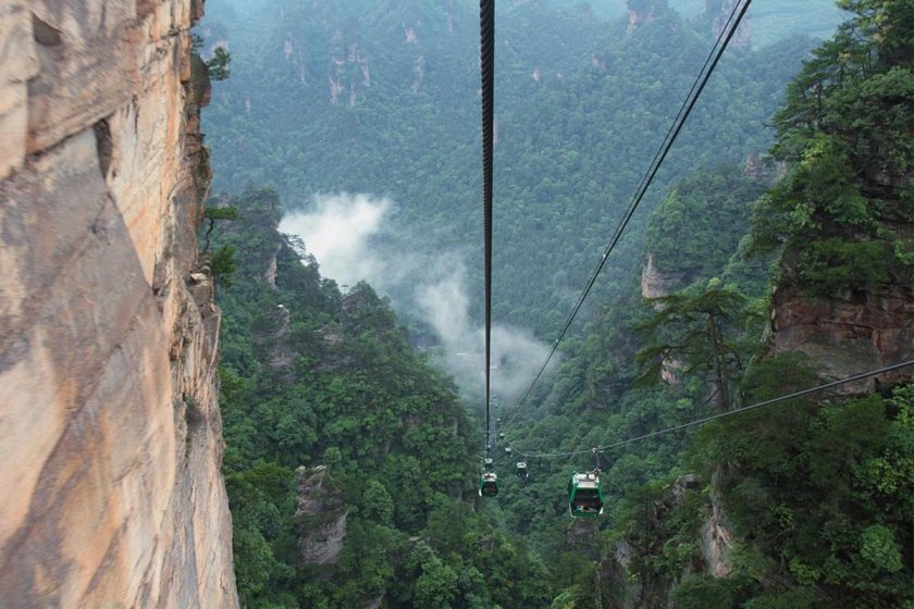 Парк Чжанцзяцзе фуникулёр