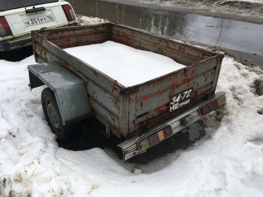 Прицеп ПМЗ 8131 Ржавый