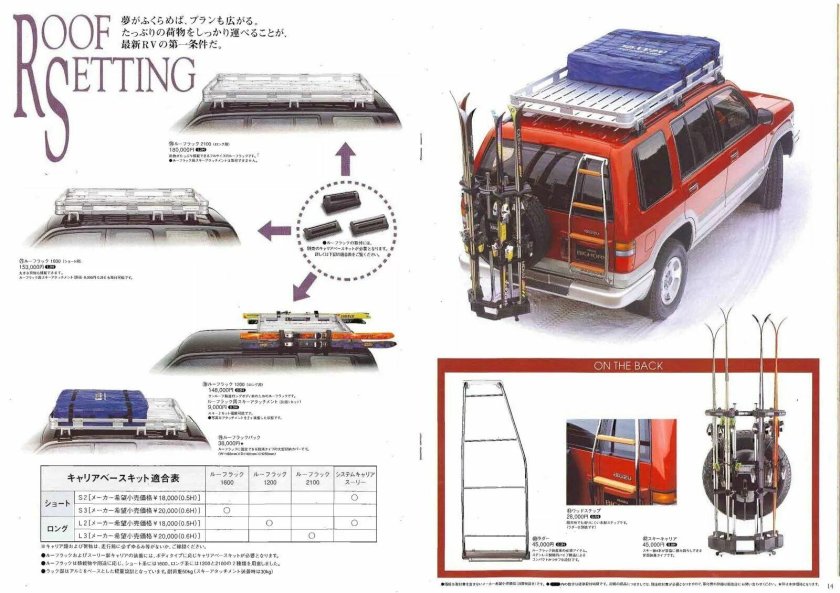 Isuzu Bighorn багажник
