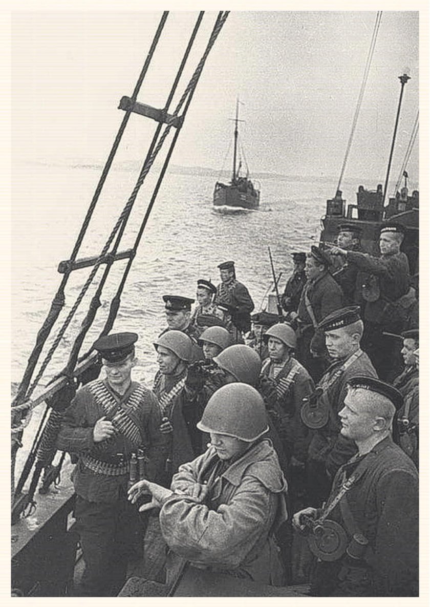 Морские пехотинцы Балтийского флота ВОВ 1941