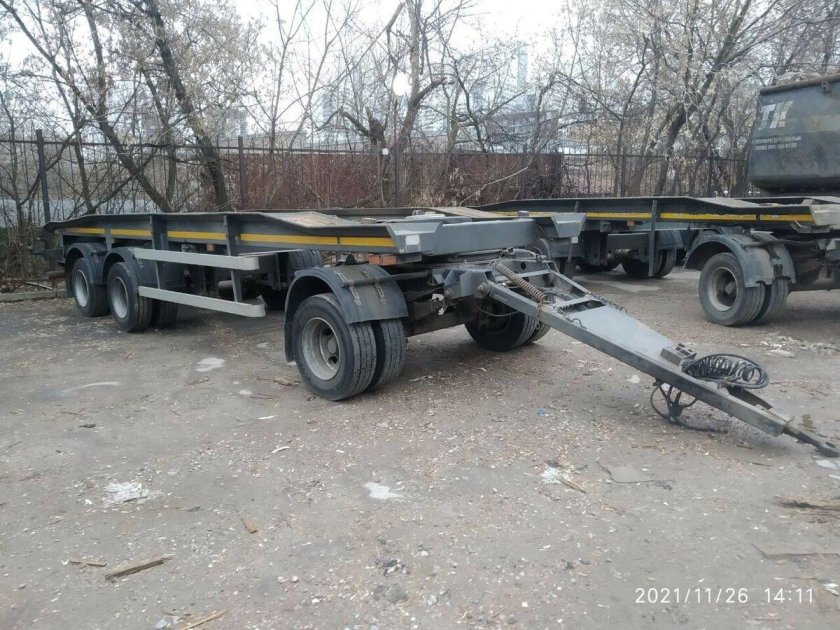 Мерседес 412 с прицепом