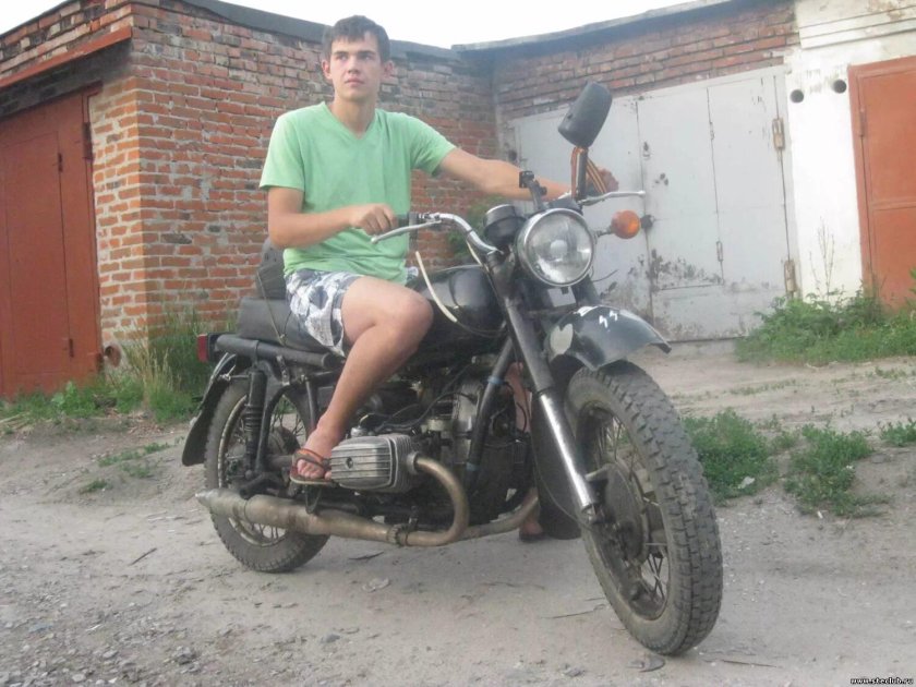 Мотоцикл Урал колхоз