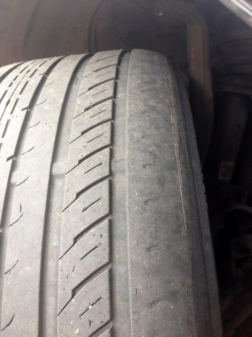 Внешний износ шин