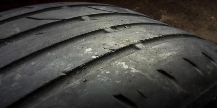 Изношенные шины