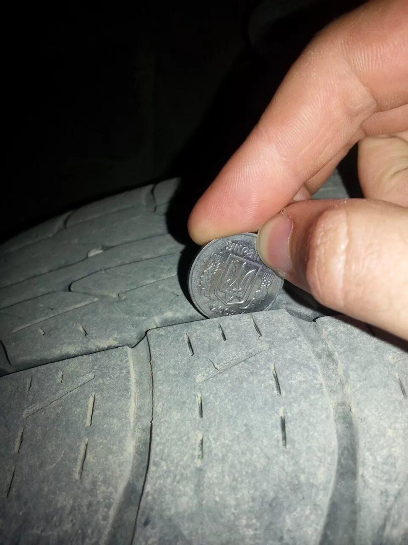 Износ протектора шины КРАЗ 260