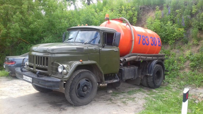 Ассенизатор ГАЗ 54 откачка выгребных ям
