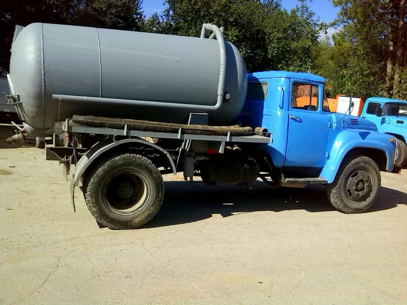 ЗИЛ 130 выкачка