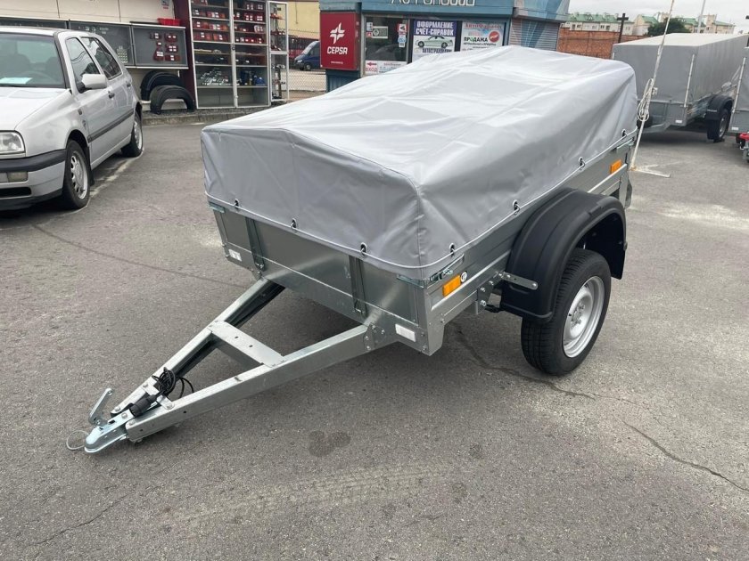 Оцинкованный прицеп