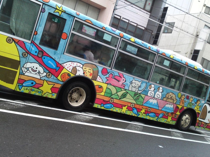 Раскрашенные автобусы