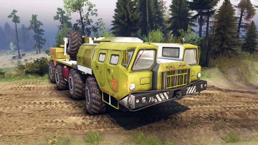 МАЗ 7310 Spin Tires