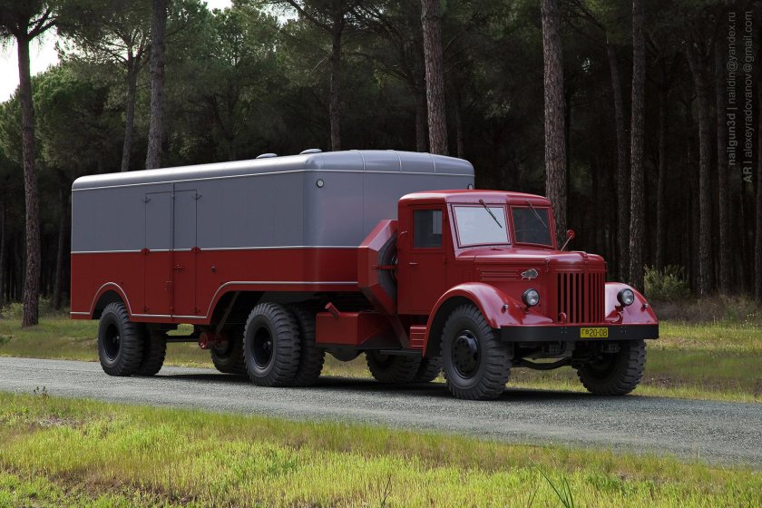 Грузовик МАЗ 200