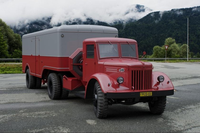 МАЗ 200 тягач