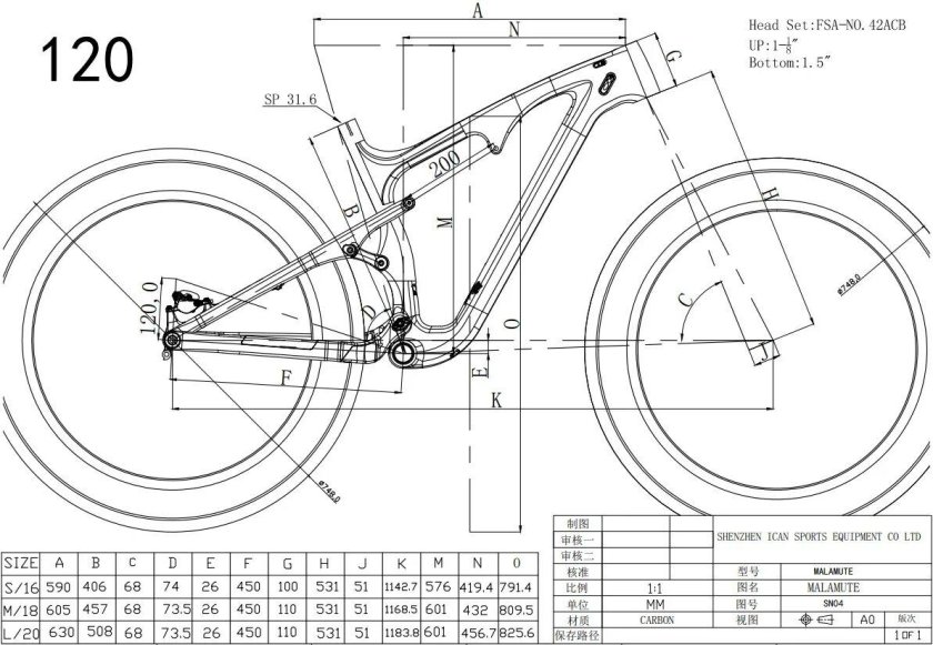 Фэтбайк 26 дюймов размер рамы