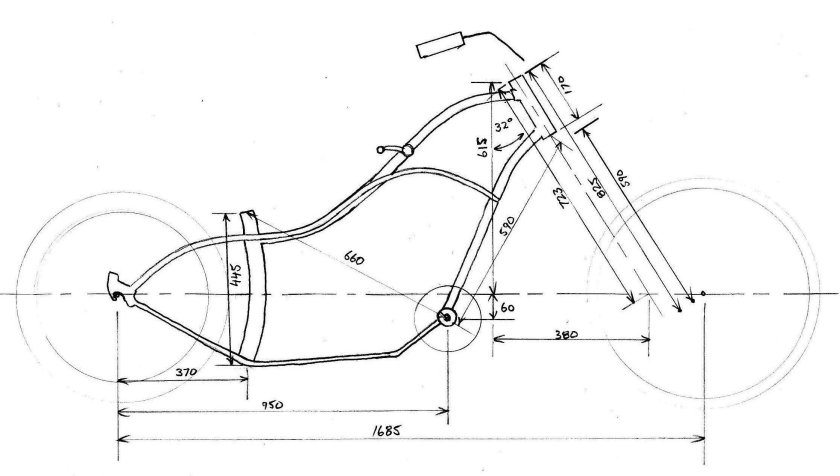 Рама ИЖ Планета 5 чертеж