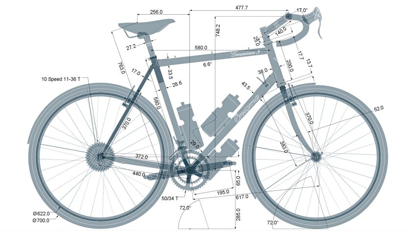 Габариты велосипеда 26 дюймов