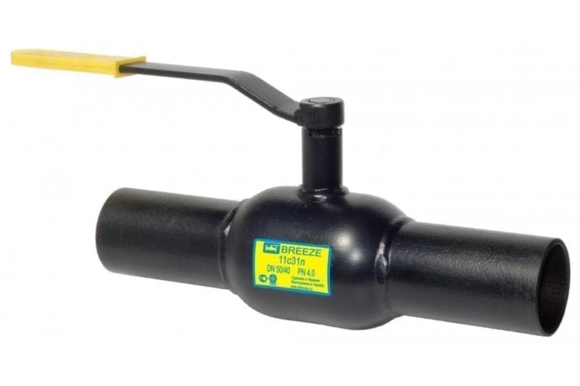 Кран шаровый стальной под приварку Breeze 11с31п ду25/20