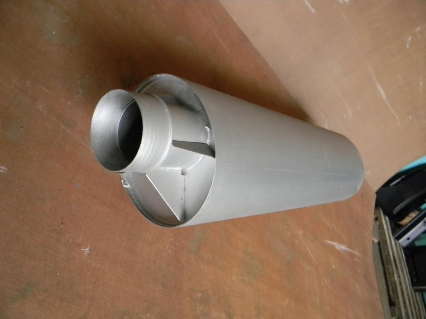 Глушитель МАЗ 5440 верхний выхлоп
