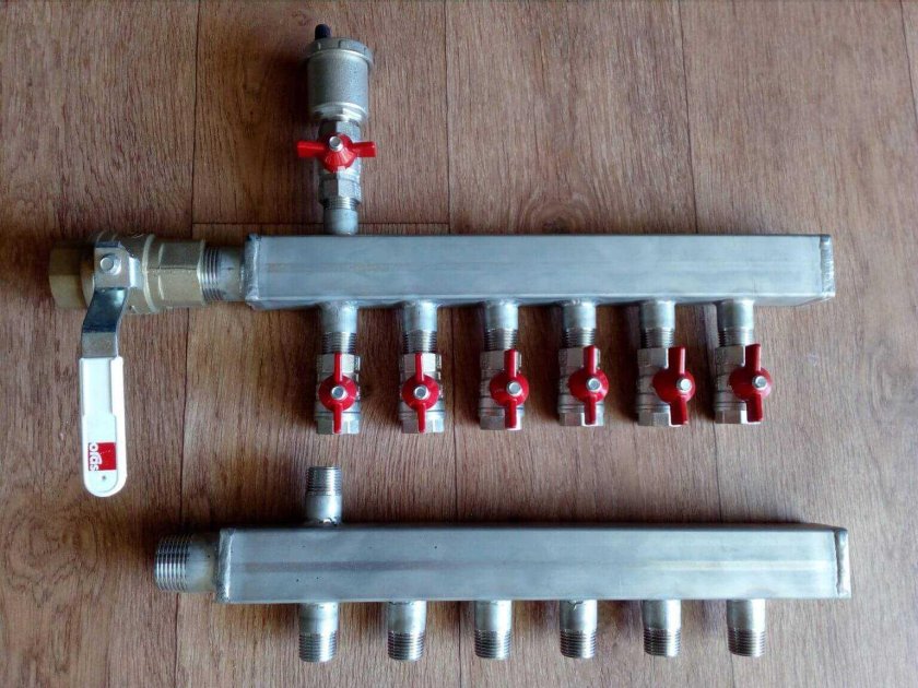 Гребёнка для отопления распределительный коллектор