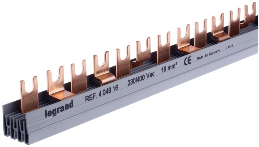 Шина 3 фазная гребенка